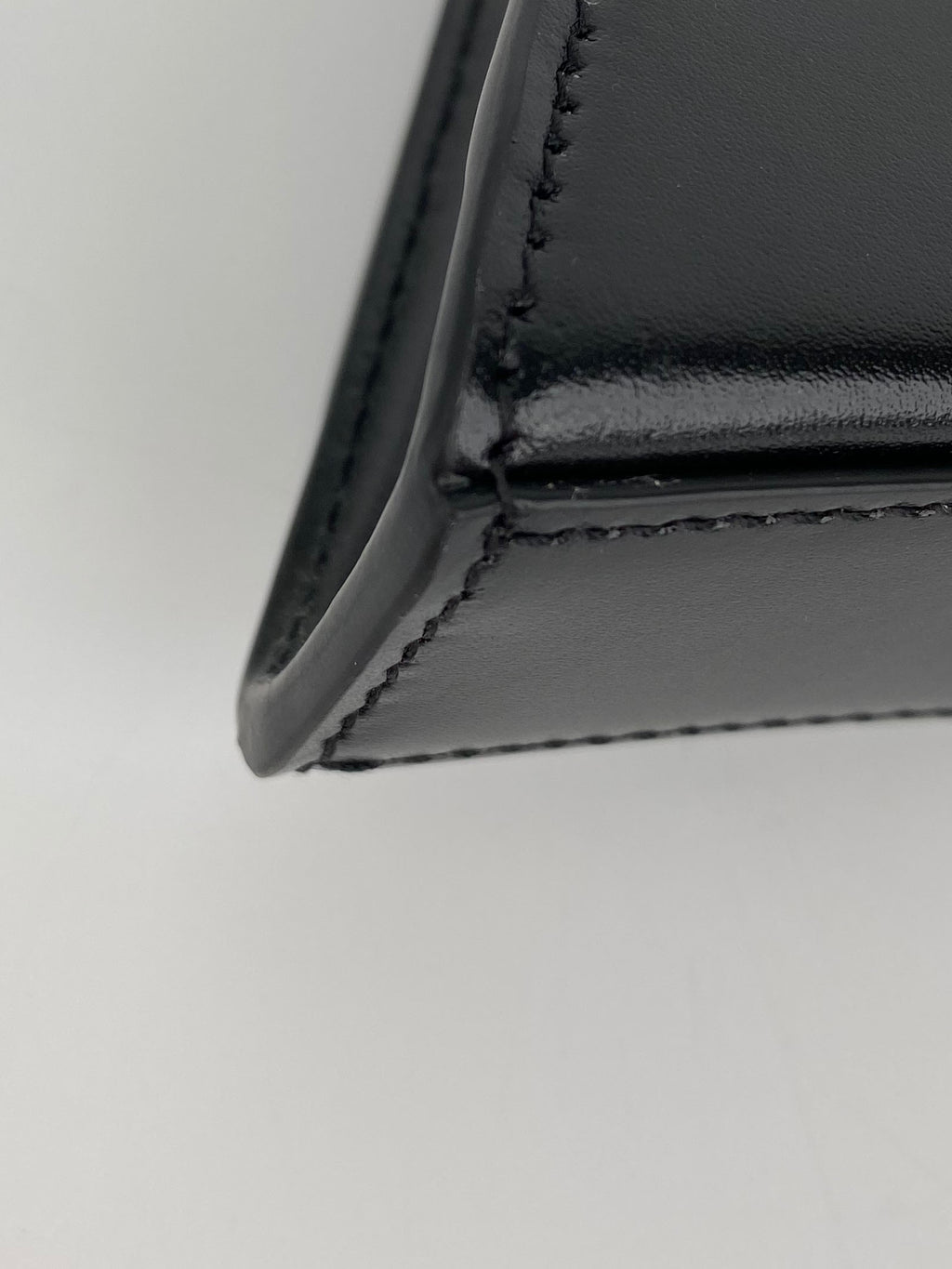 Balenciaga Black Hourglass Baguette Bag