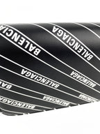 Balenciaga Black & White Logo Wallet on Chain