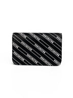 Balenciaga Black & White Logo Wallet on Chain