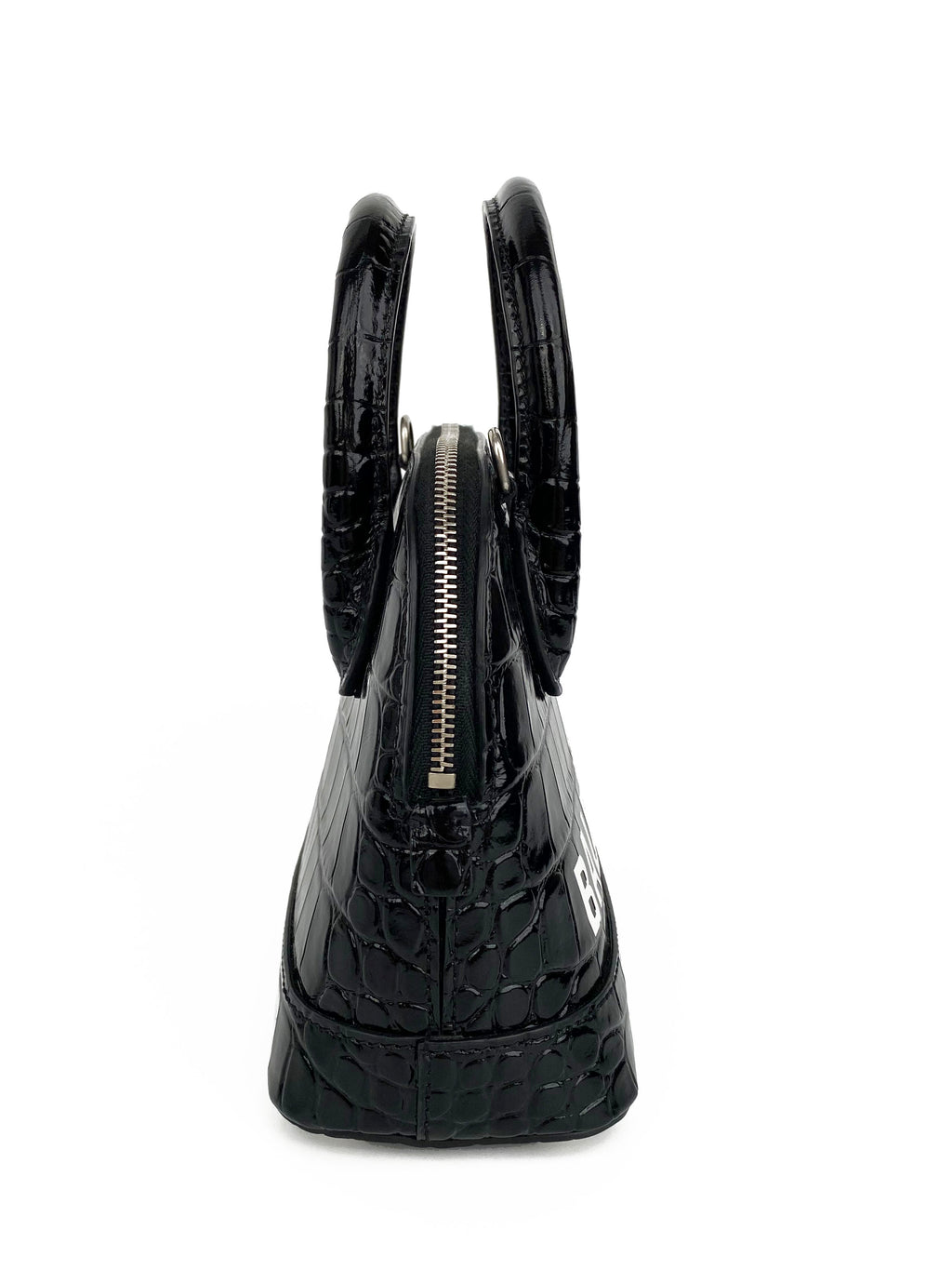 Balenciaga Black & White Mini Ville Bag