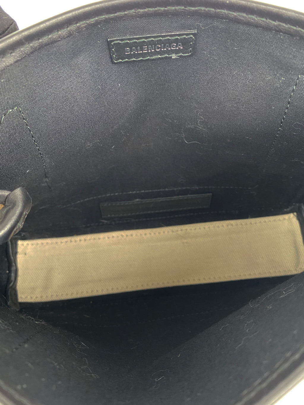 Balenciaga Black & White XS Cabas Bag