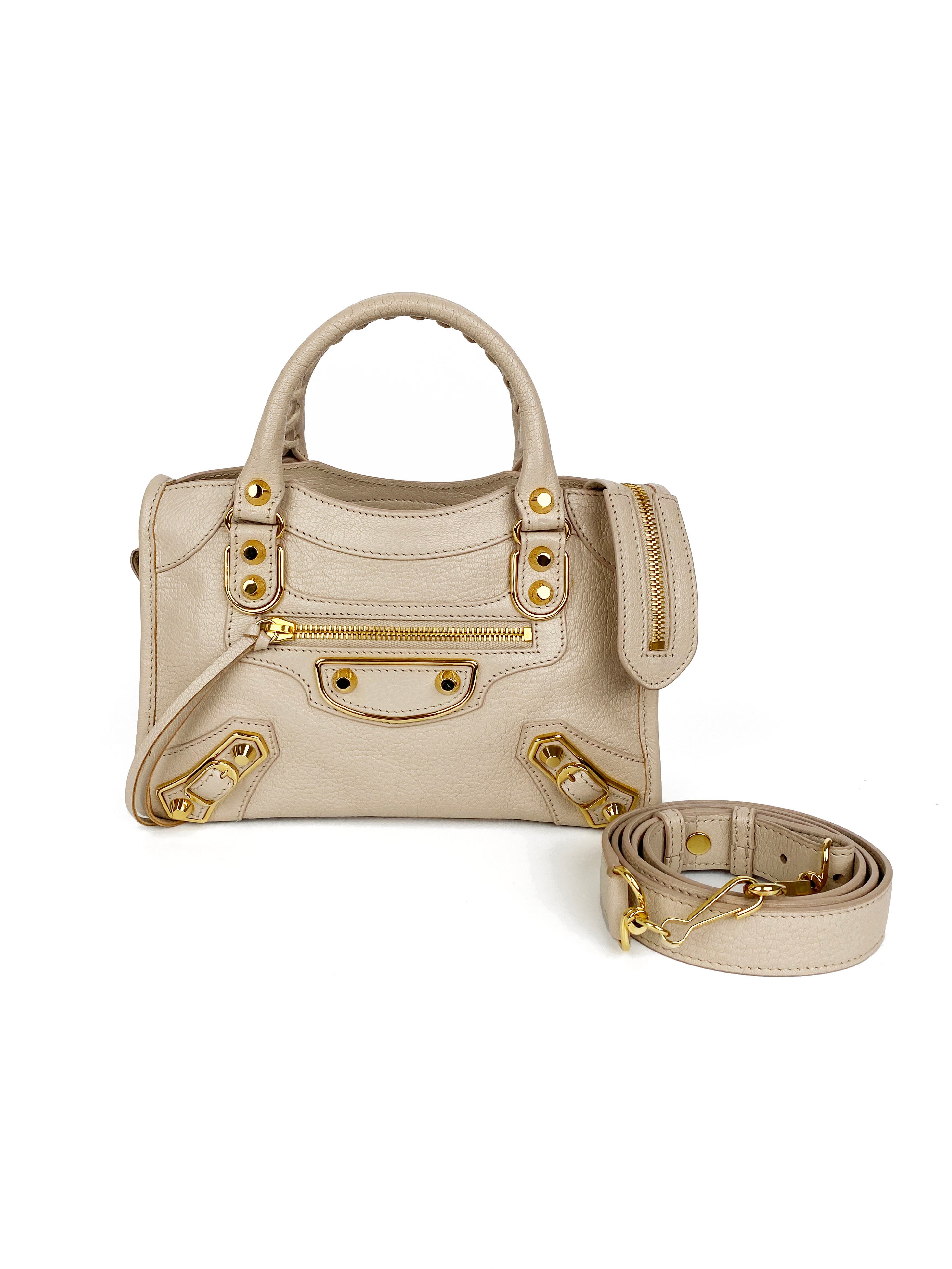 Balenciaga classic city bag beige Clearance