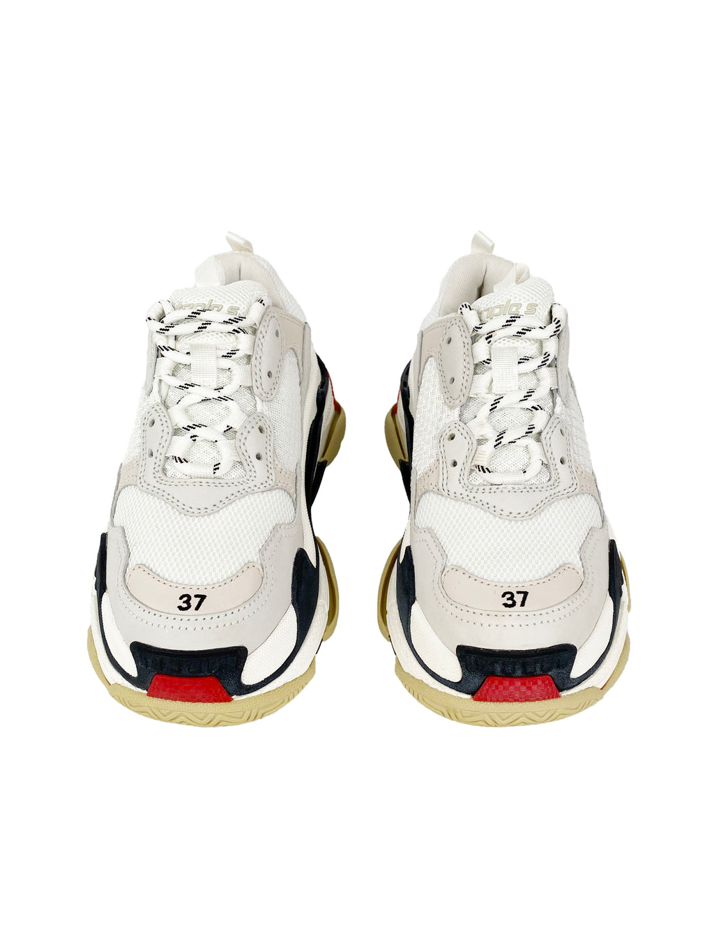 Balenciaga Tess Triple S Gomma Sneakers 37