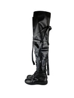 Maison Margiela Black Tabi Thigh High Boots