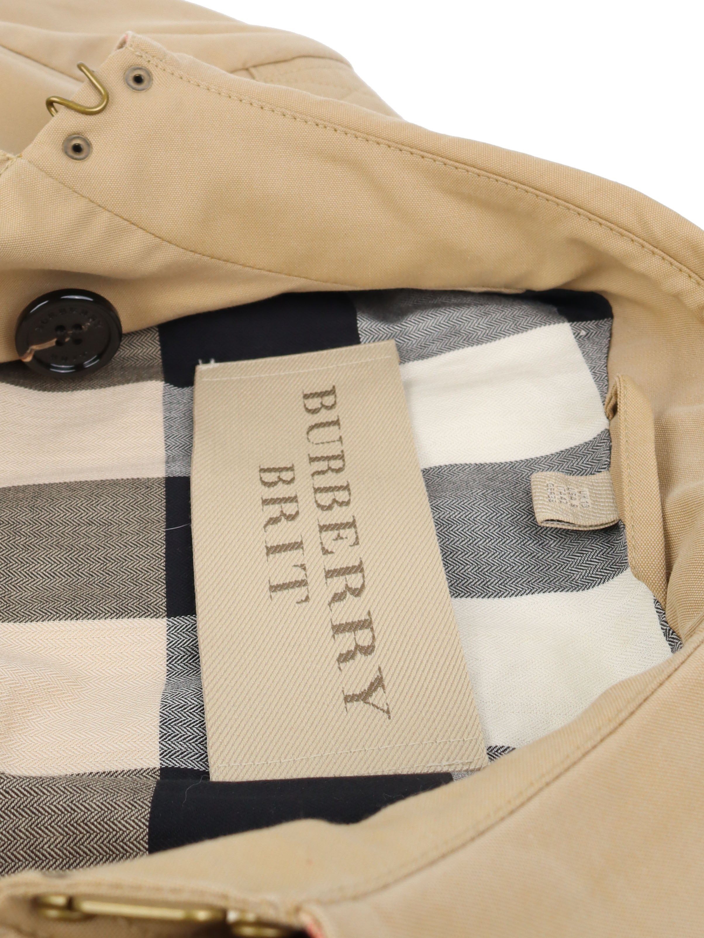 Burberry Beige Cotton Trench Coat US 8