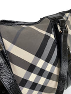Burberry Black & White Large Grey Tote