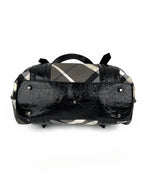 Burberry Black & White Large Grey Tote