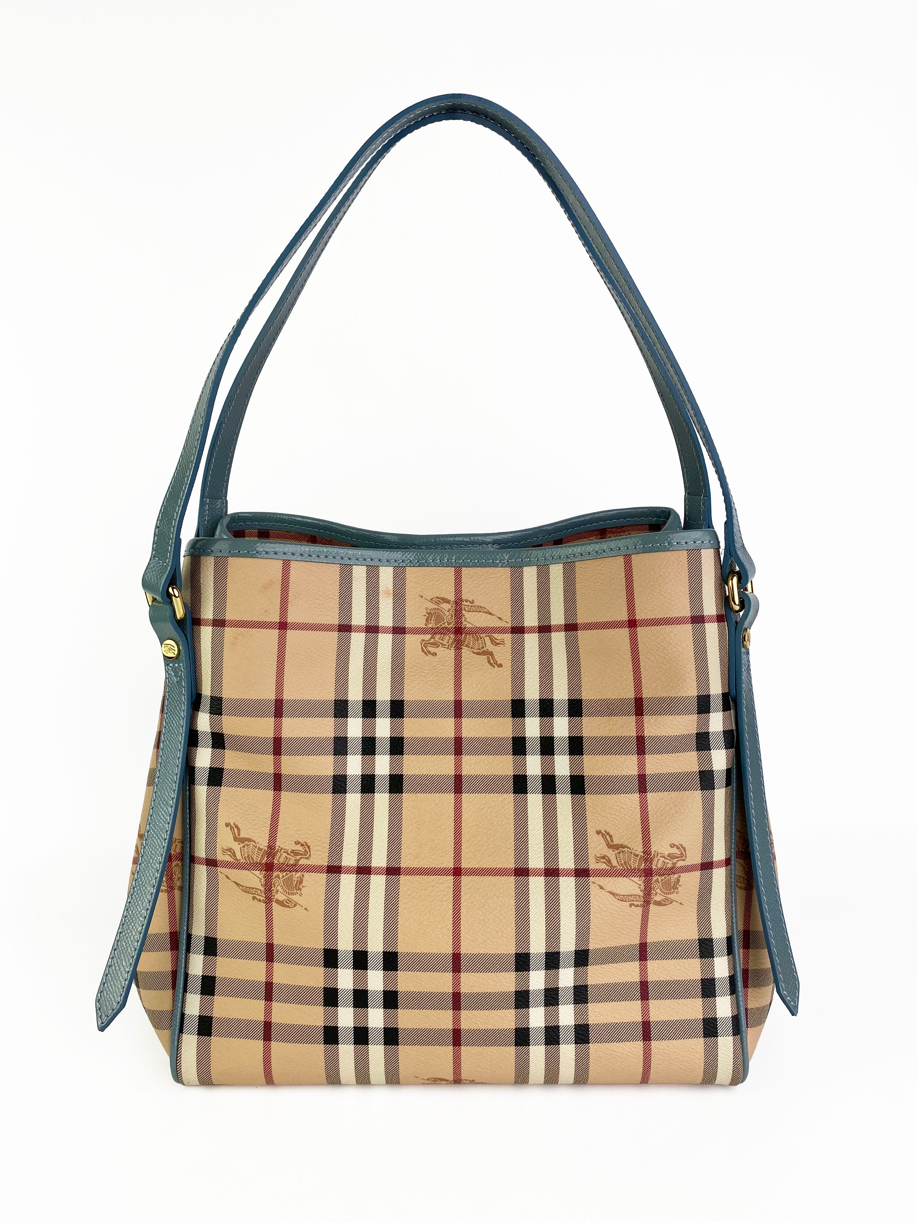 Burberry haymarket store tote bag