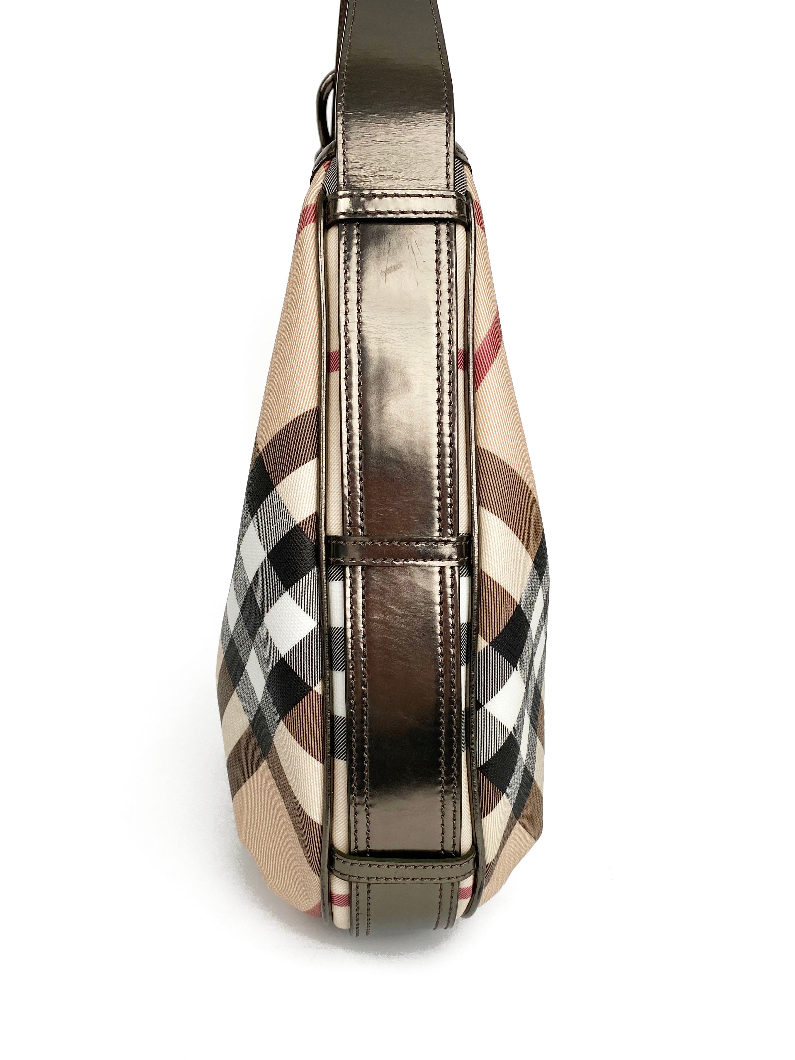Burberry Large Haymarket Check Tote