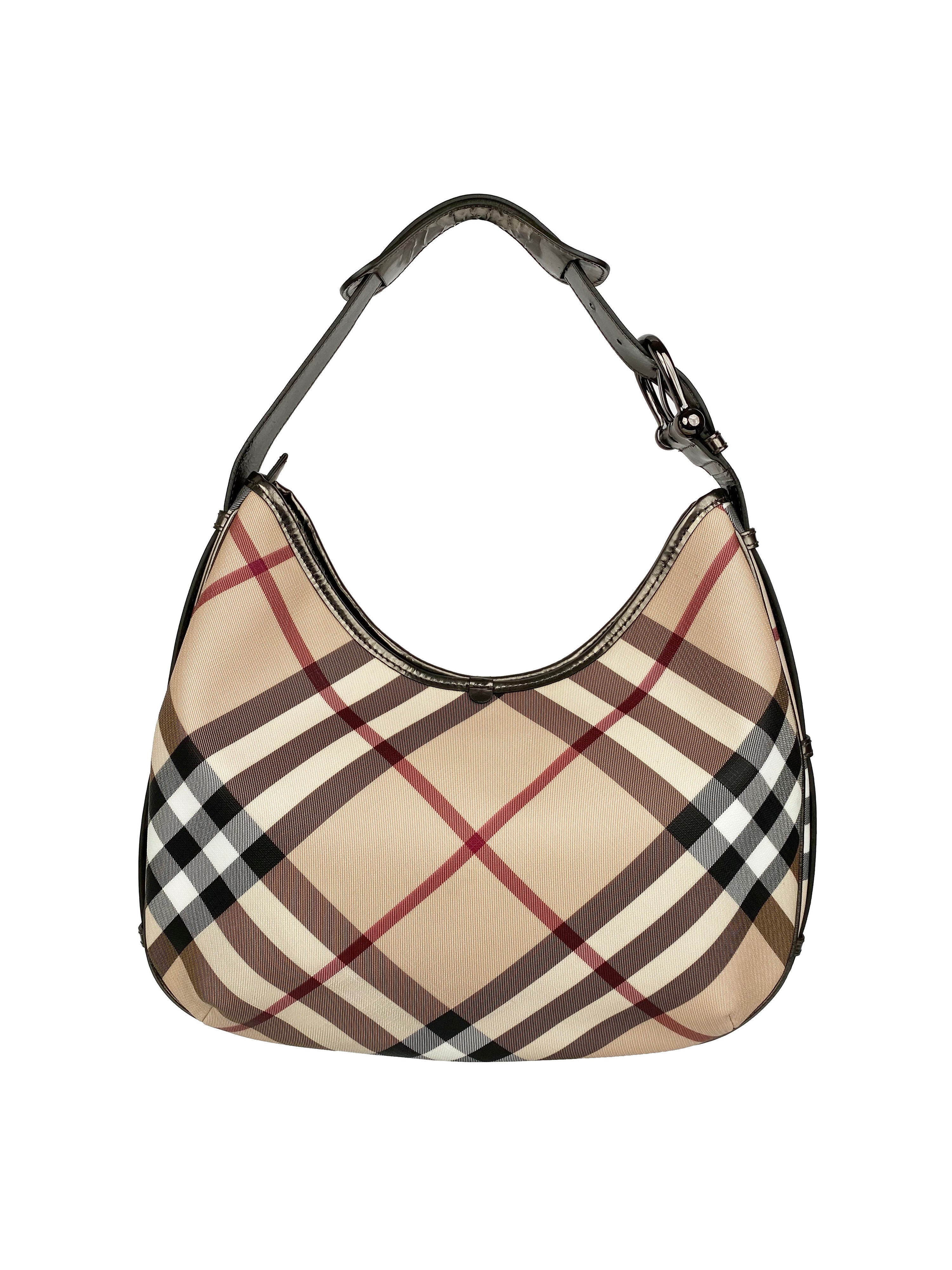Burberry Large Haymarket Check Tote