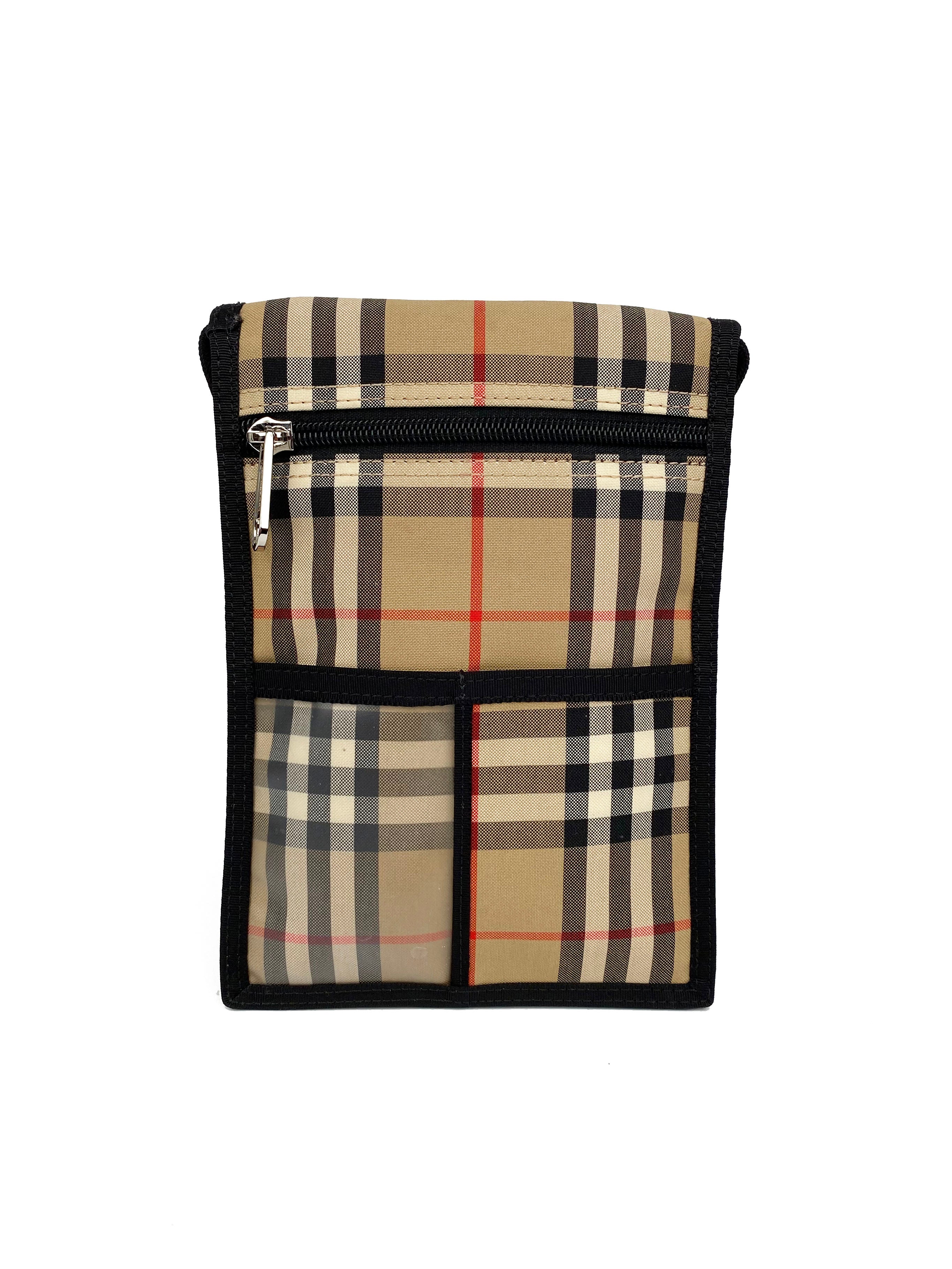 Burberry Small Check Satchel Bag