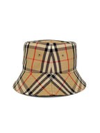 Burberry Vintage Check Technical Cotton Bucket Hat S