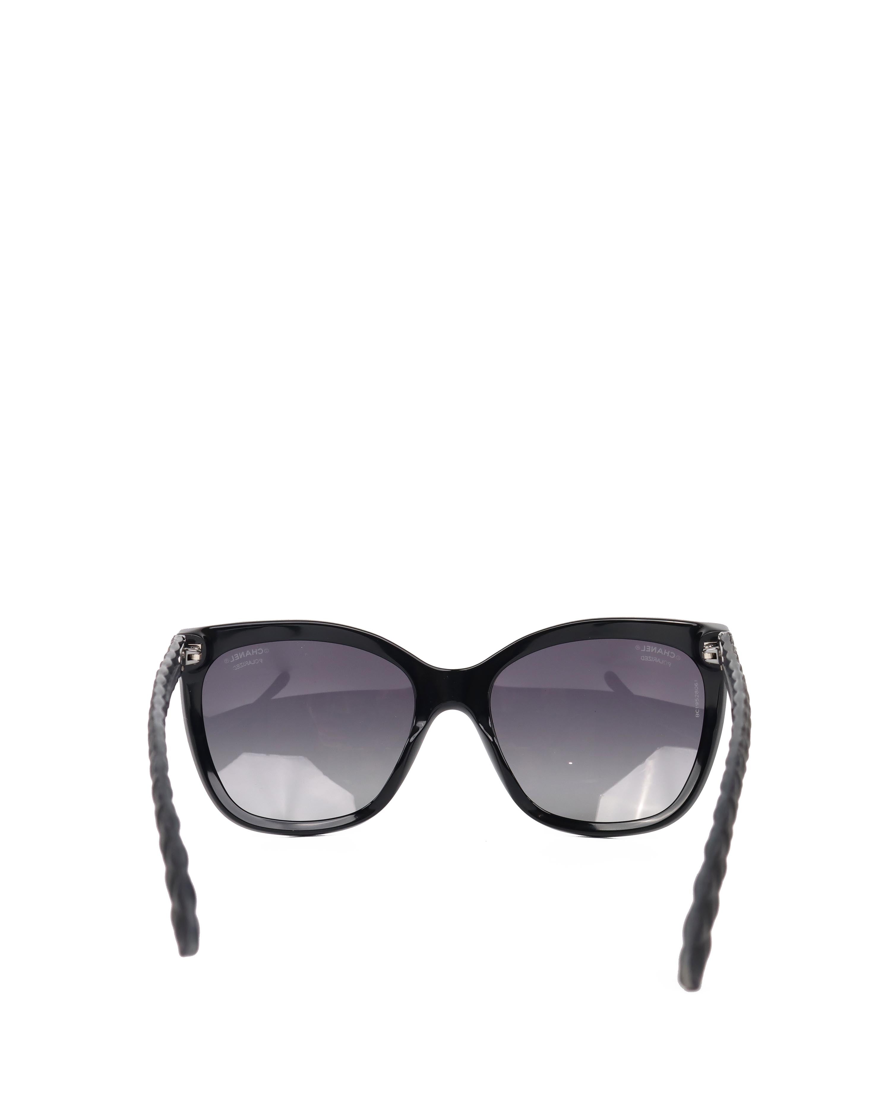 Chanel Black Cat Eye Sunglasses 5288Q