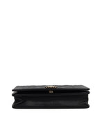 Chanel Black Caviar Boy Wallet on Chain