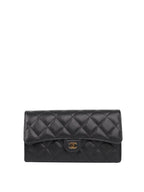 Chanel Black Caviar Wallet