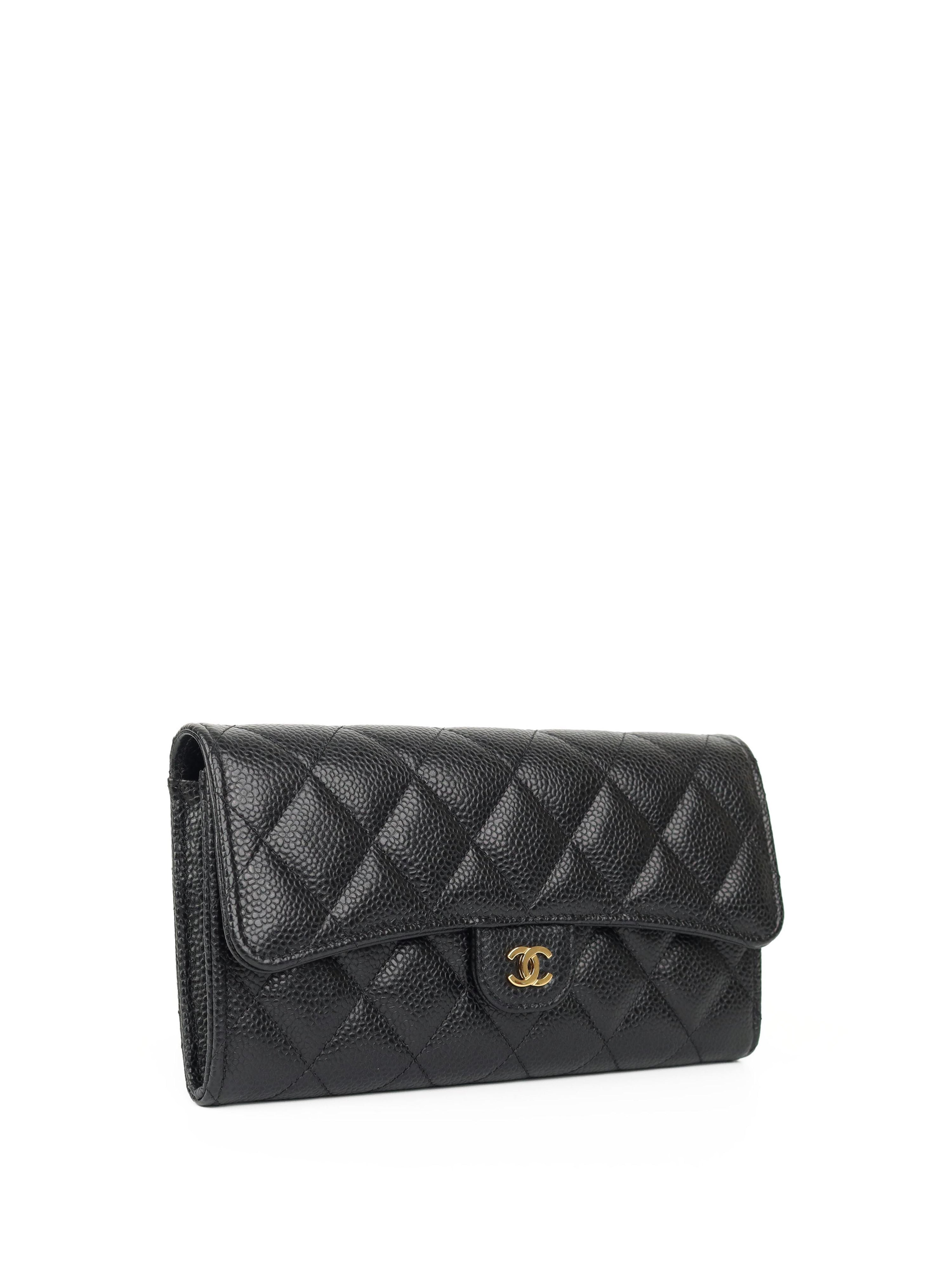 Chanel Black Caviar Wallet