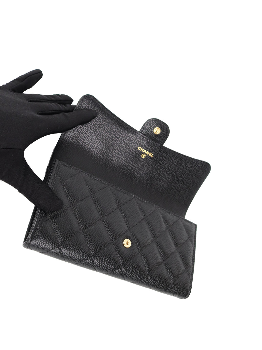 Chanel Black Caviar Wallet