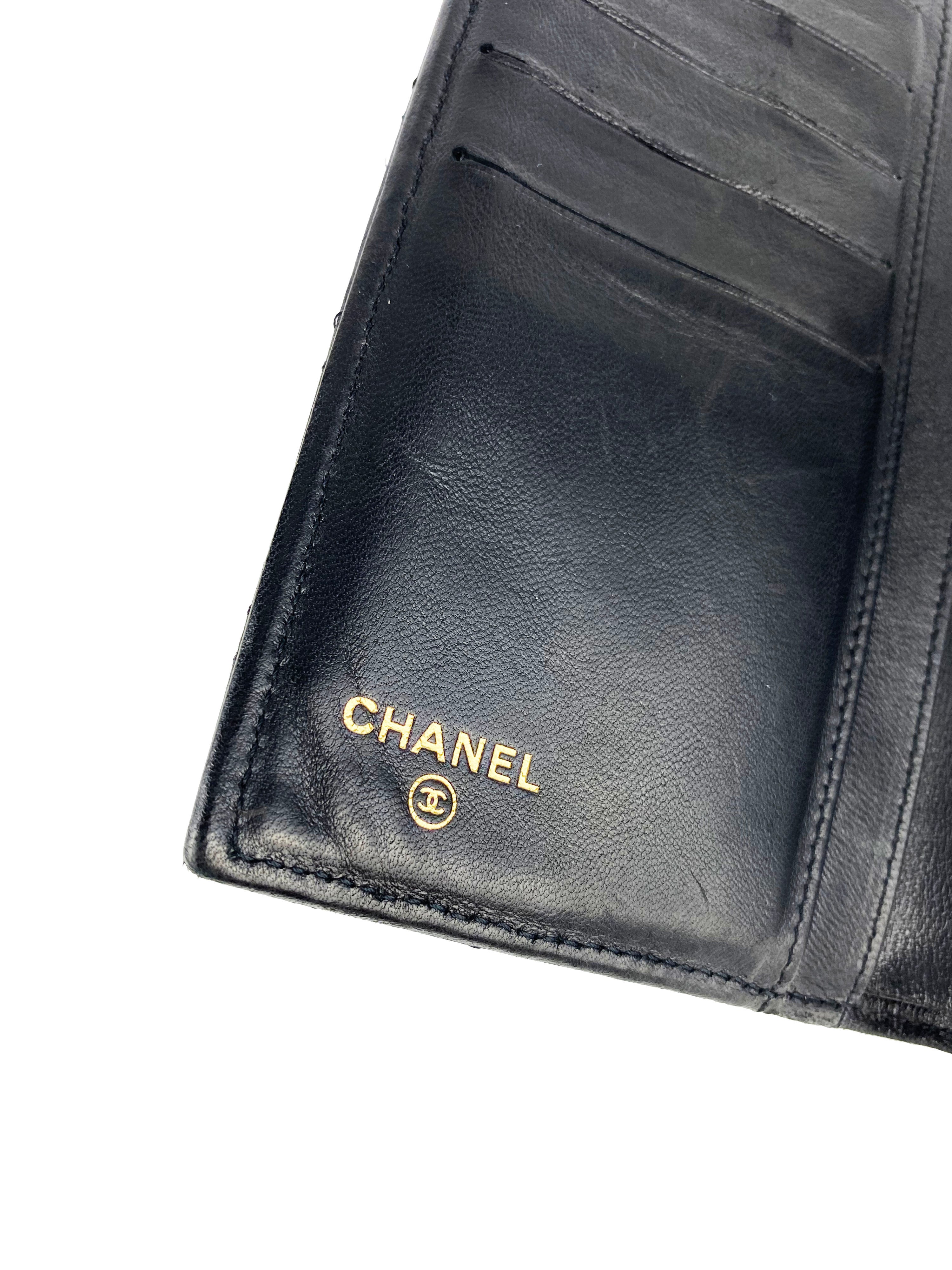Chanel Black Classic Flap Wallet