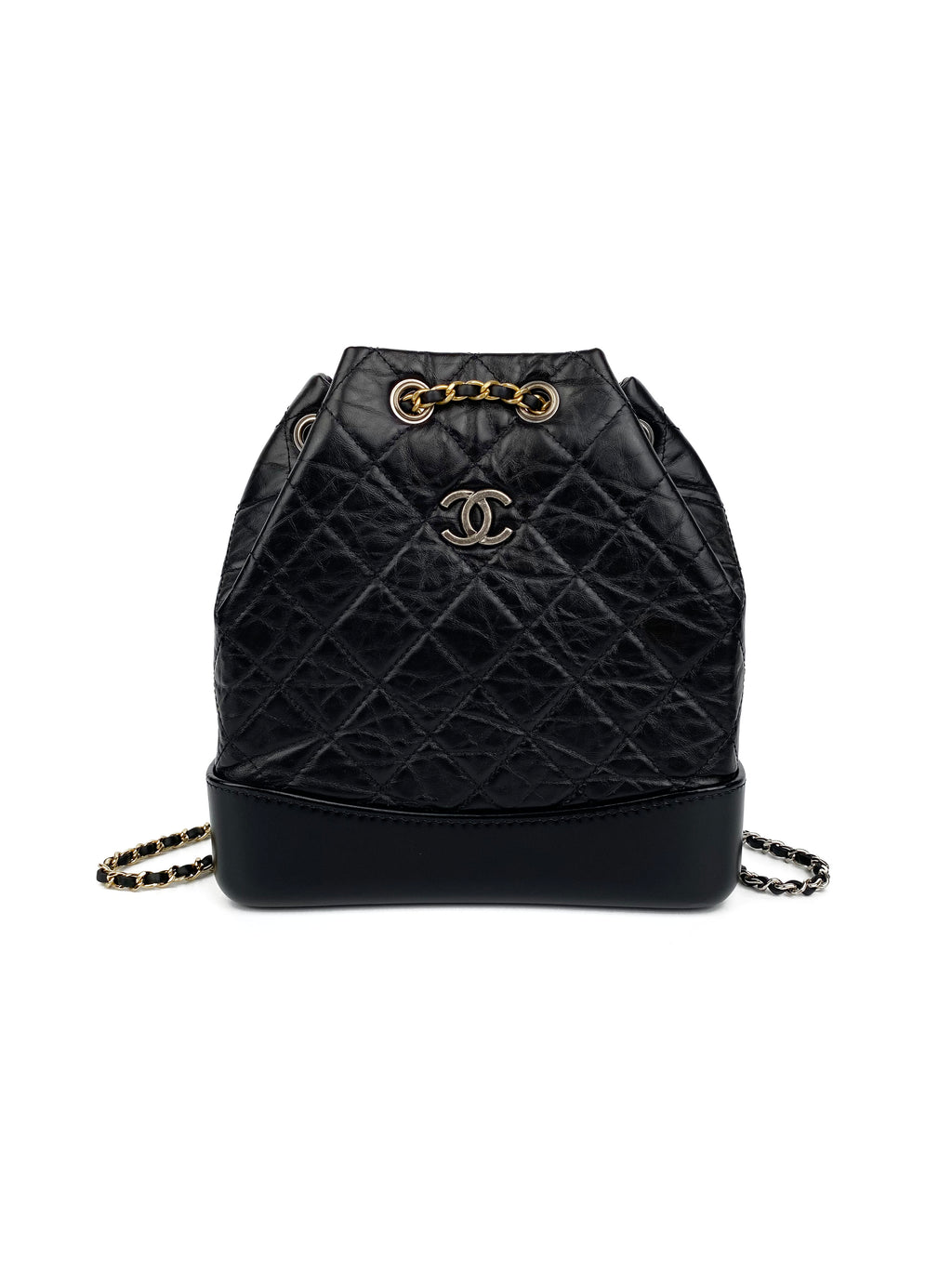 Chanel Black Gabrielle Backpack