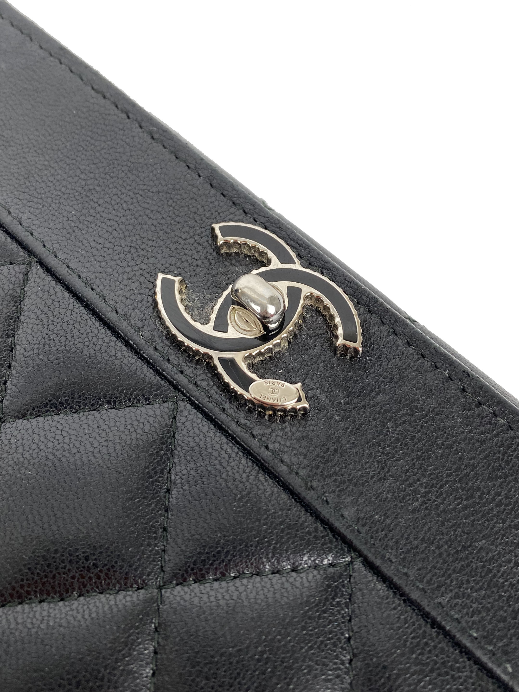 Chanel Black Lambskin Wallet