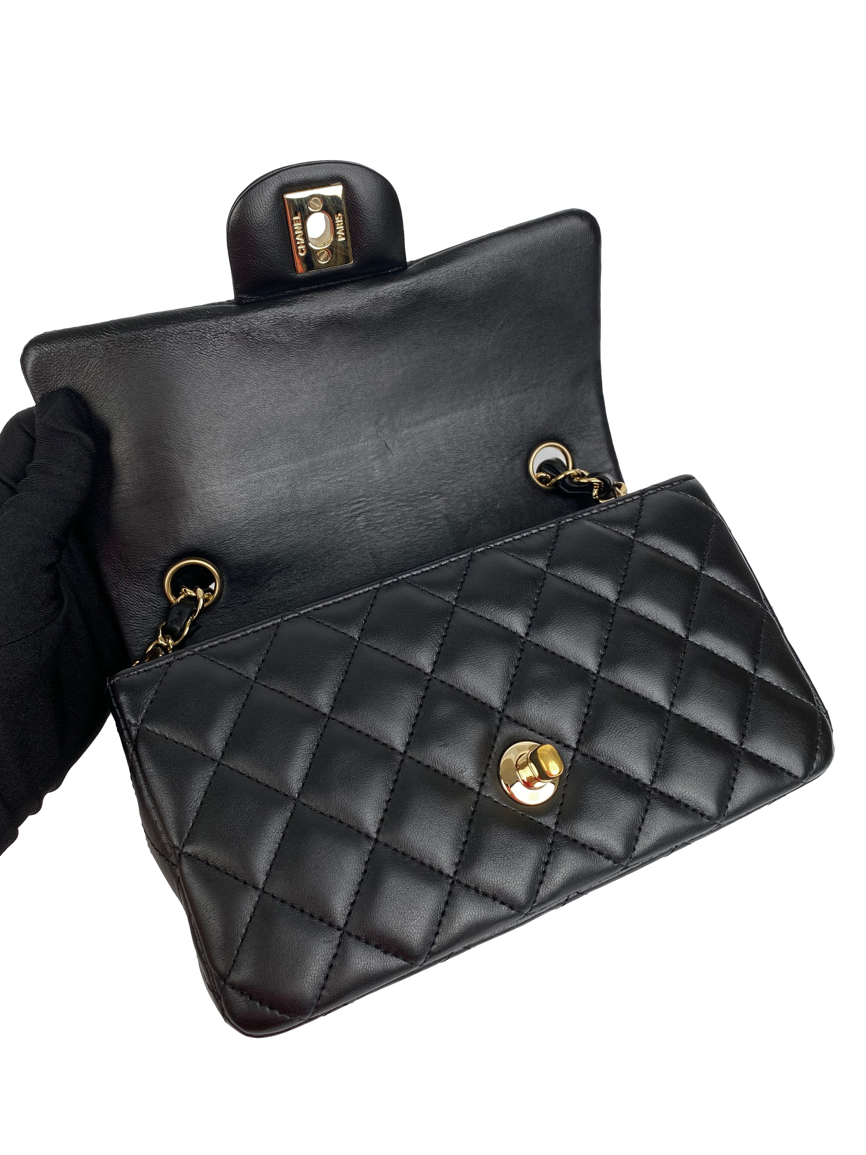 Chanel Mini Flap Black Inside Of Bag Pictures Chanel Mini Square
