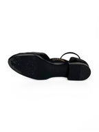 Chanel Black Sequin Mary Jane Shoes 39