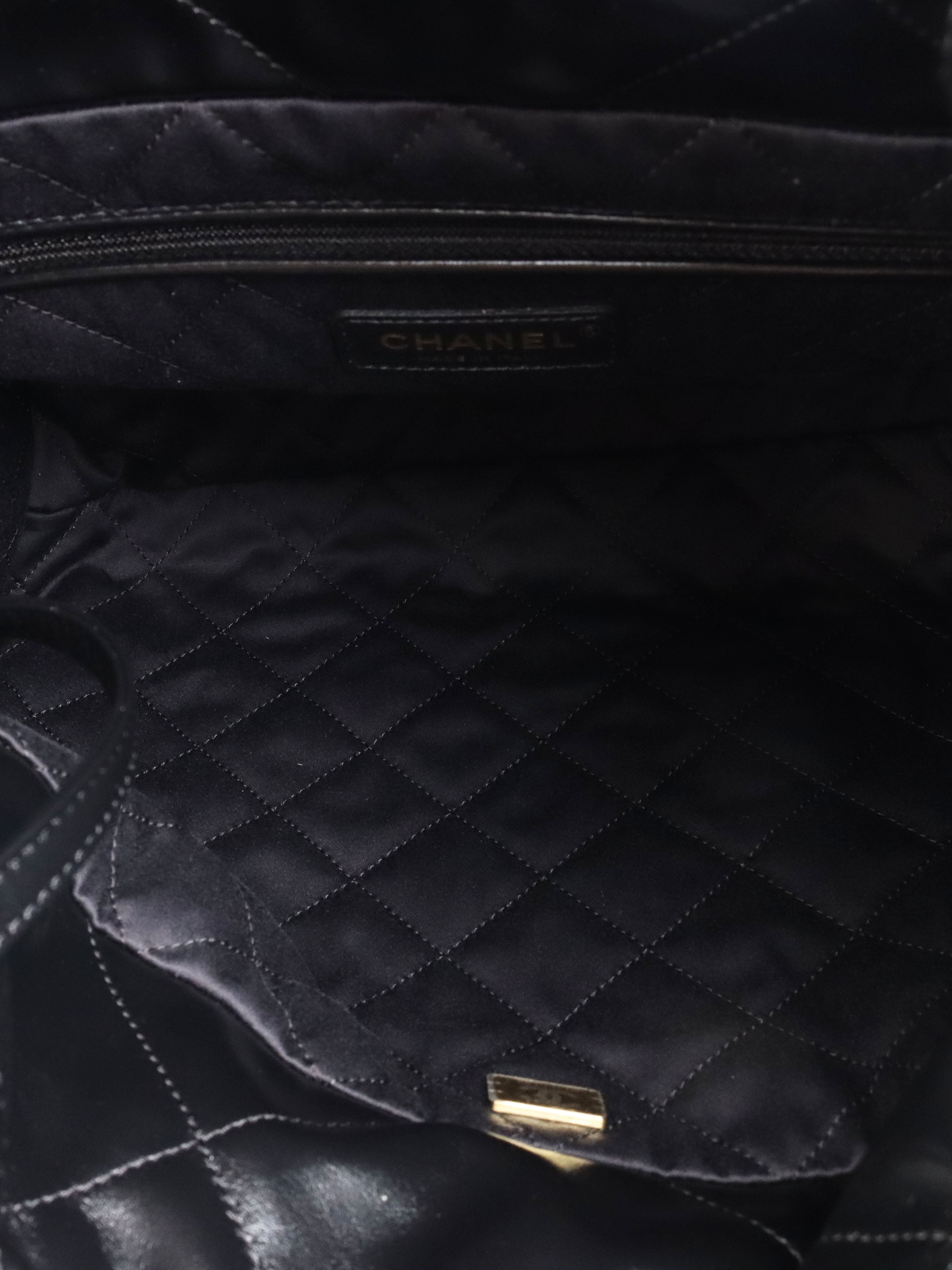 Chanel Black Small 22 Bag