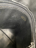 Chanel Black Vintage 90s Lambskin Shoulder Bag
