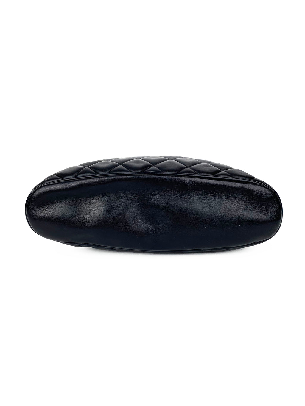 Chanel Black Vintage 90s Lambskin Shoulder Bag