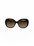 Chanel Black & Beige Butterfly Sunglasses 5312