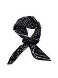Chanel Black & White Headscarf & Scrunchie