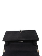 Chanel Black & White Sequin Medium Boy Bag