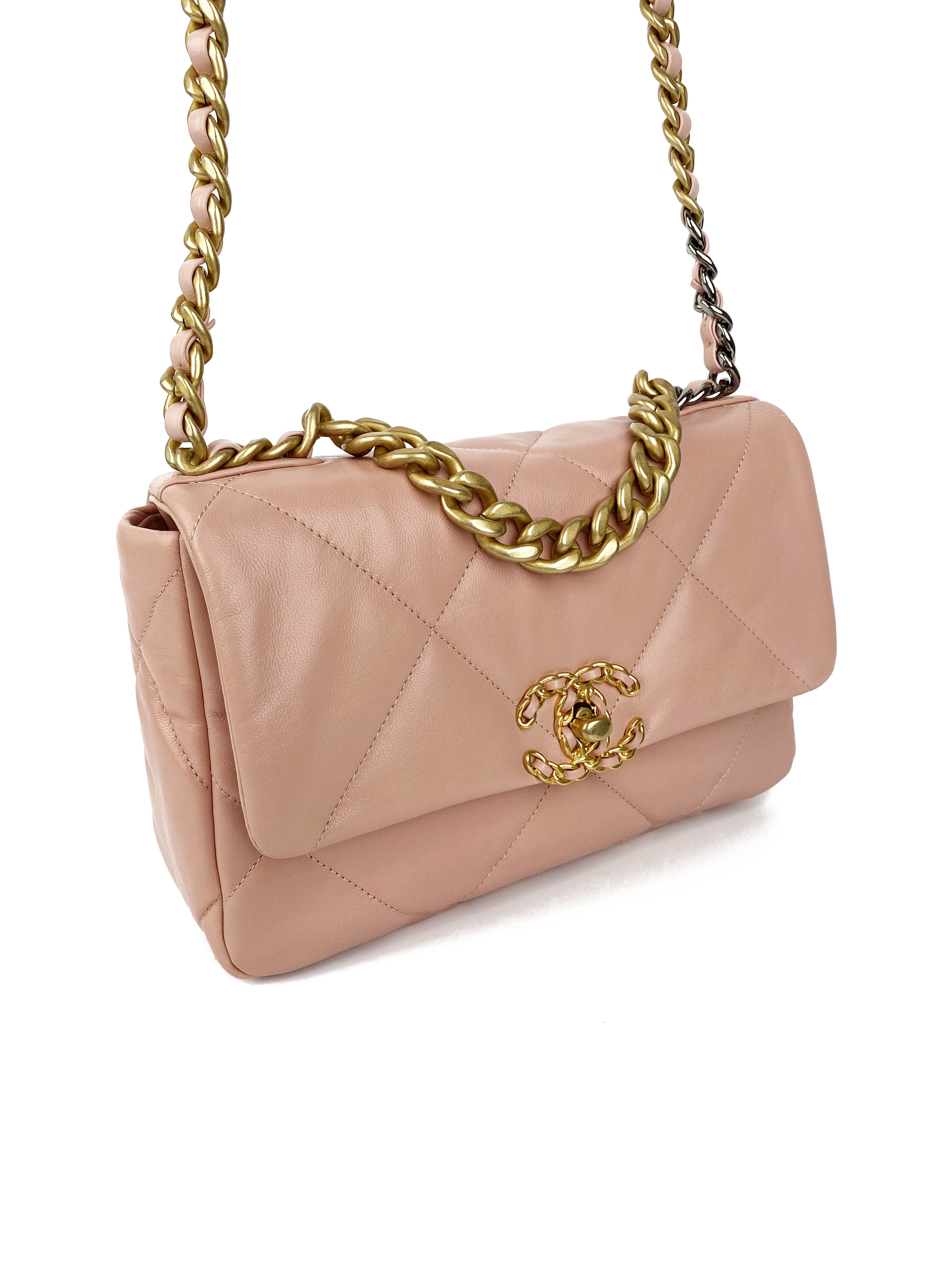 Blush Leather Large Ivy Tote Bag | Lulu Guinness