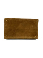 Chanel Vintage Tan Brown Suede Bag