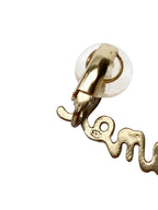 Chanel Clip On Earrings with Dangling CC Logo