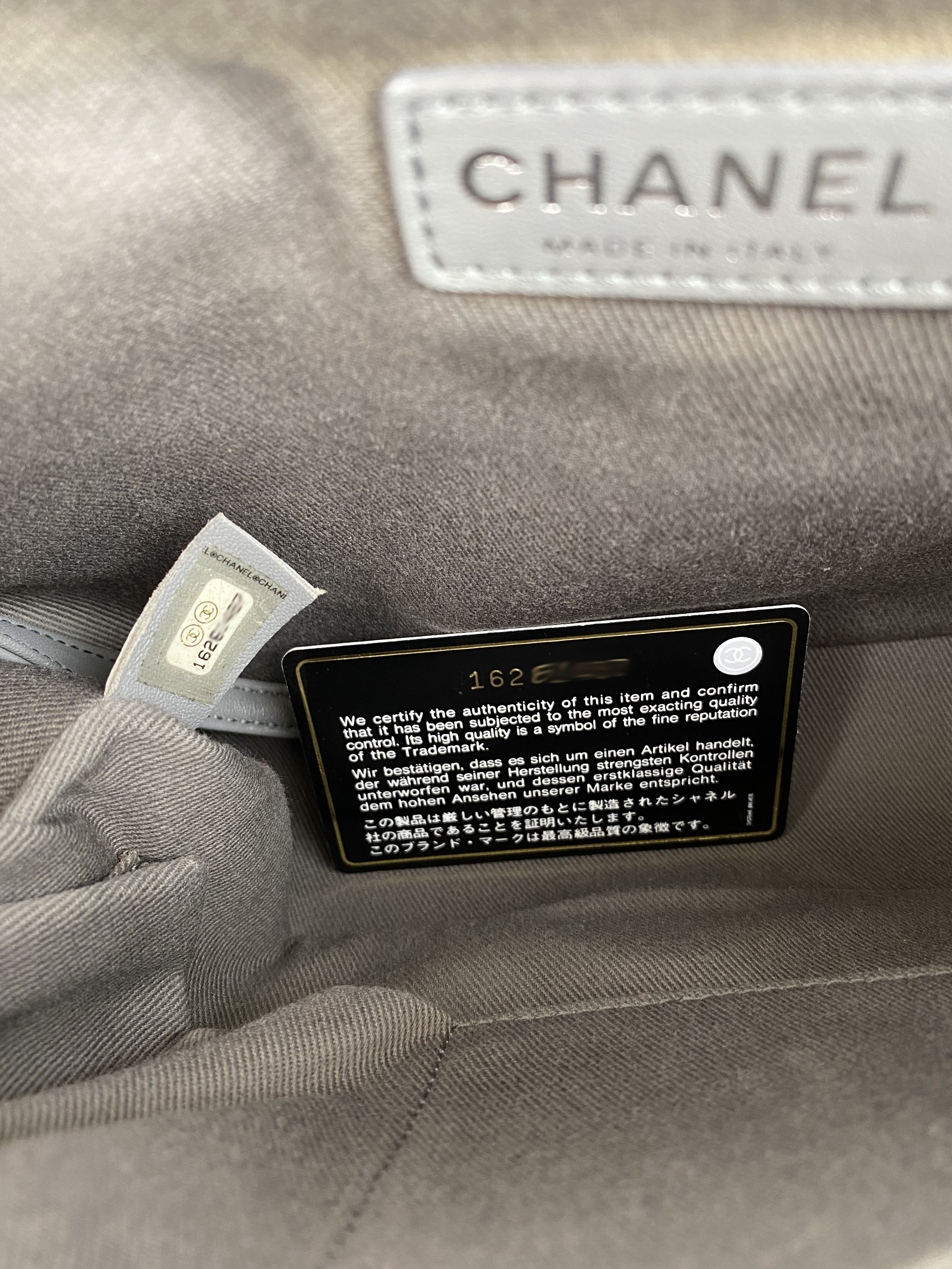 Chanel Large Salmon Lambskin Boy Bag