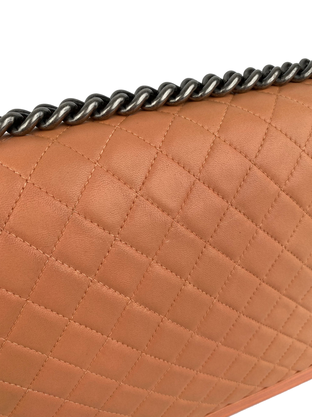 Chanel Large Salmon Lambskin Boy Bag