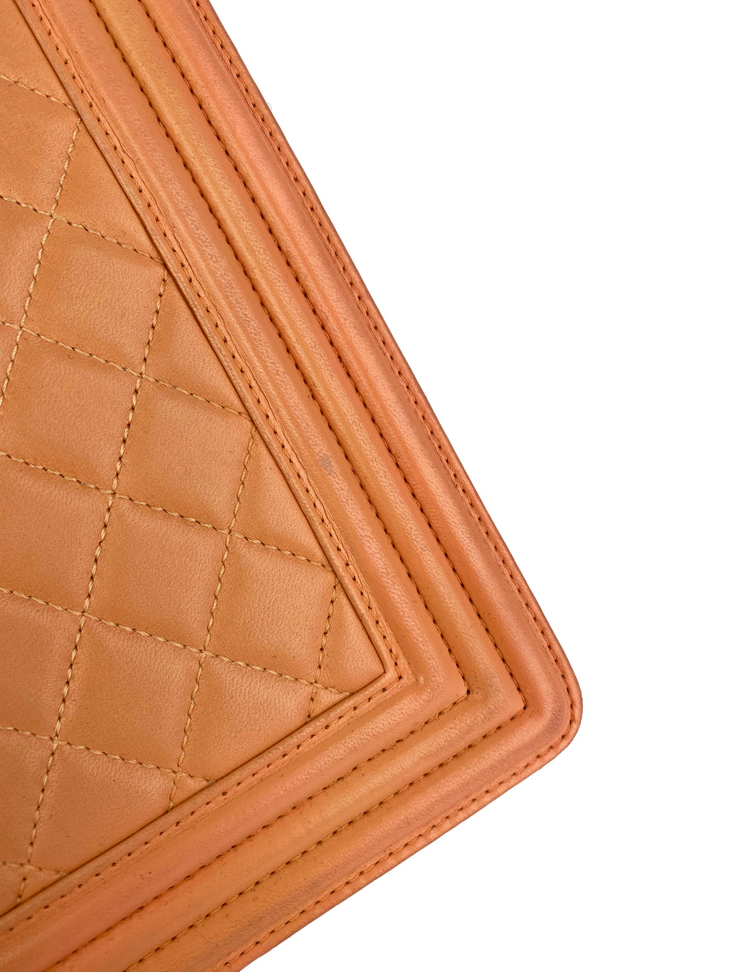 Chanel Large Salmon Lambskin Boy Bag