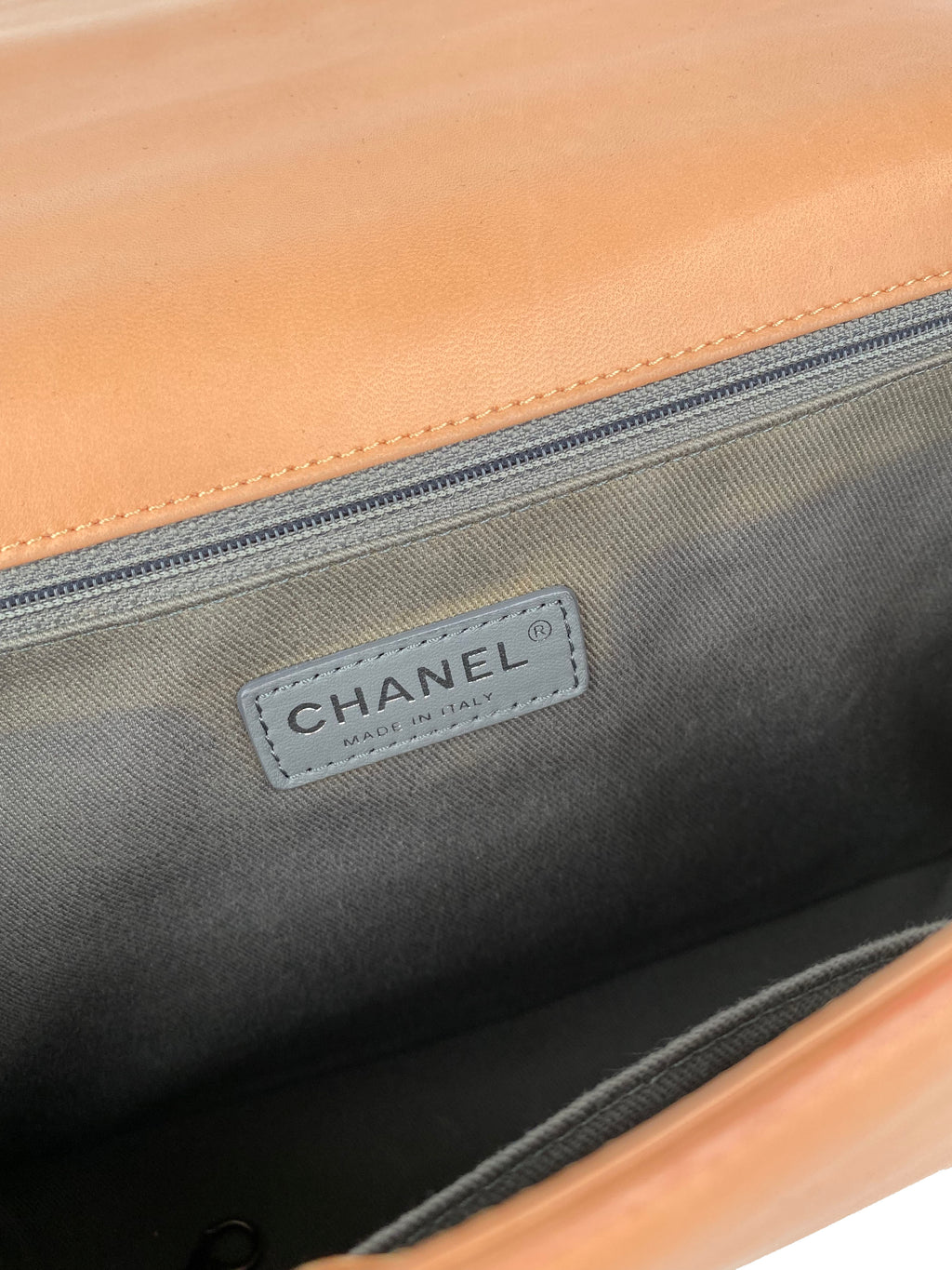 Chanel Large Salmon Lambskin Boy Bag