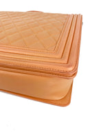 Chanel Large Salmon Lambskin Boy Bag