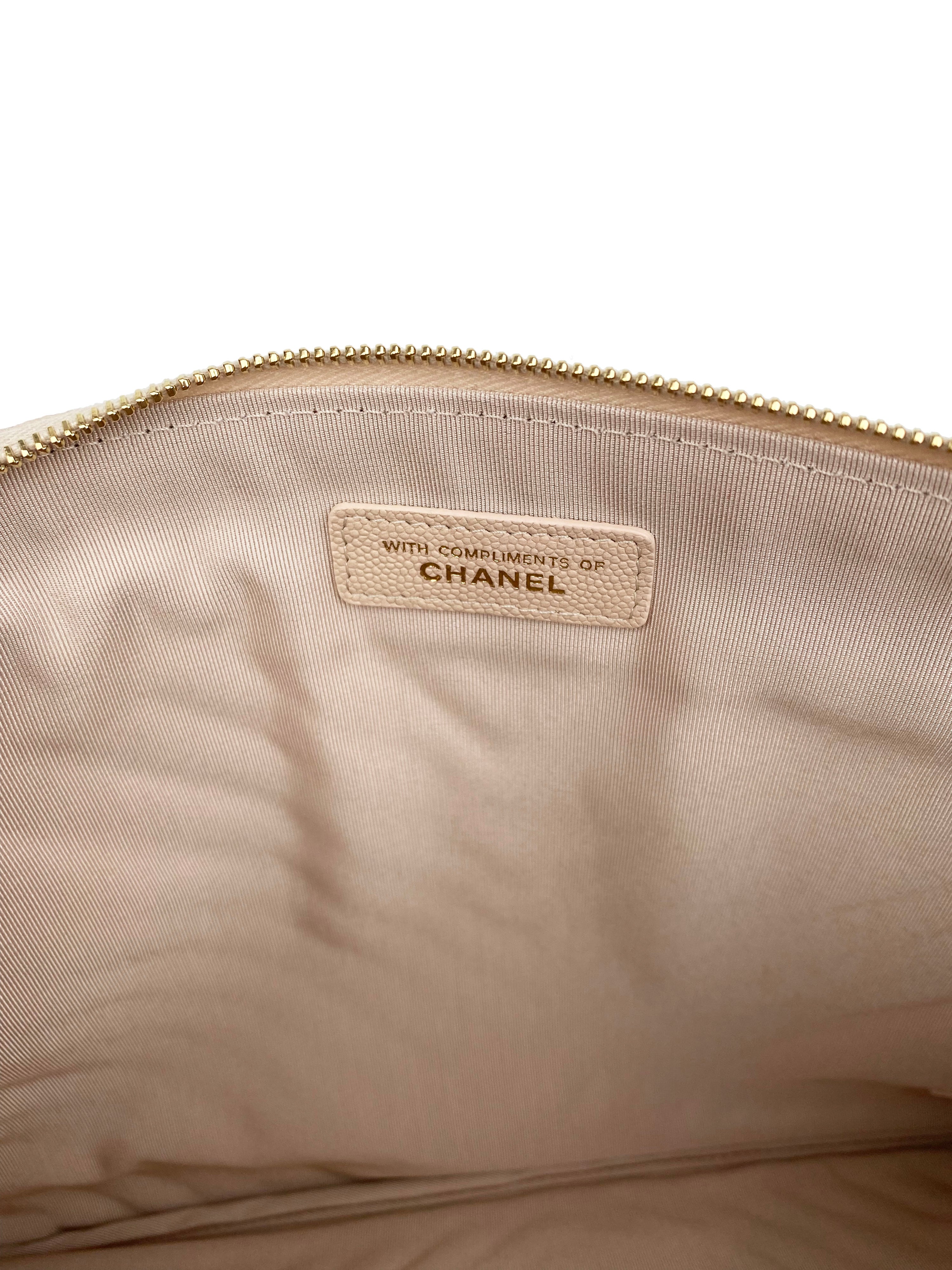 Chanel Light Pink O-Case Clutch