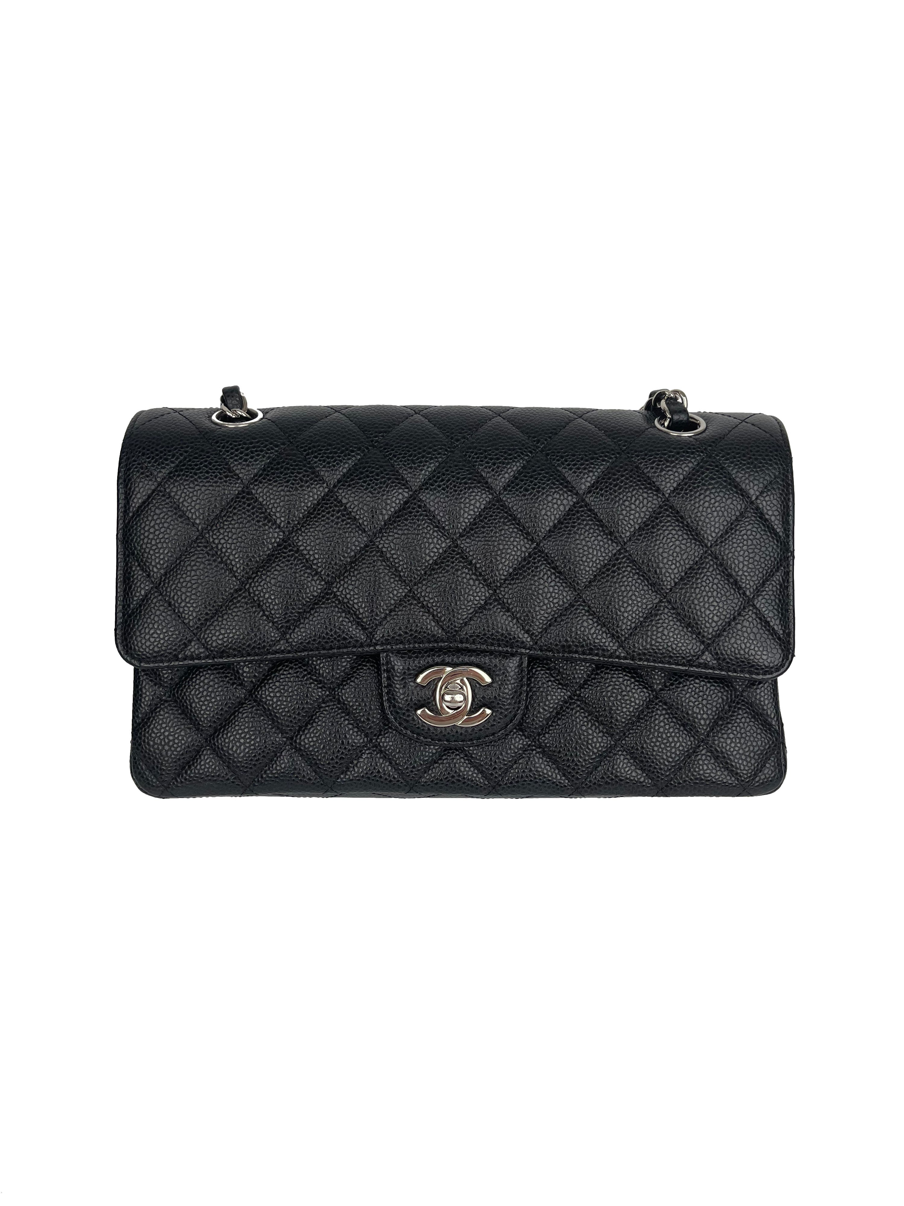 Chanel Medium Caviar Classic Flap Bag SHW