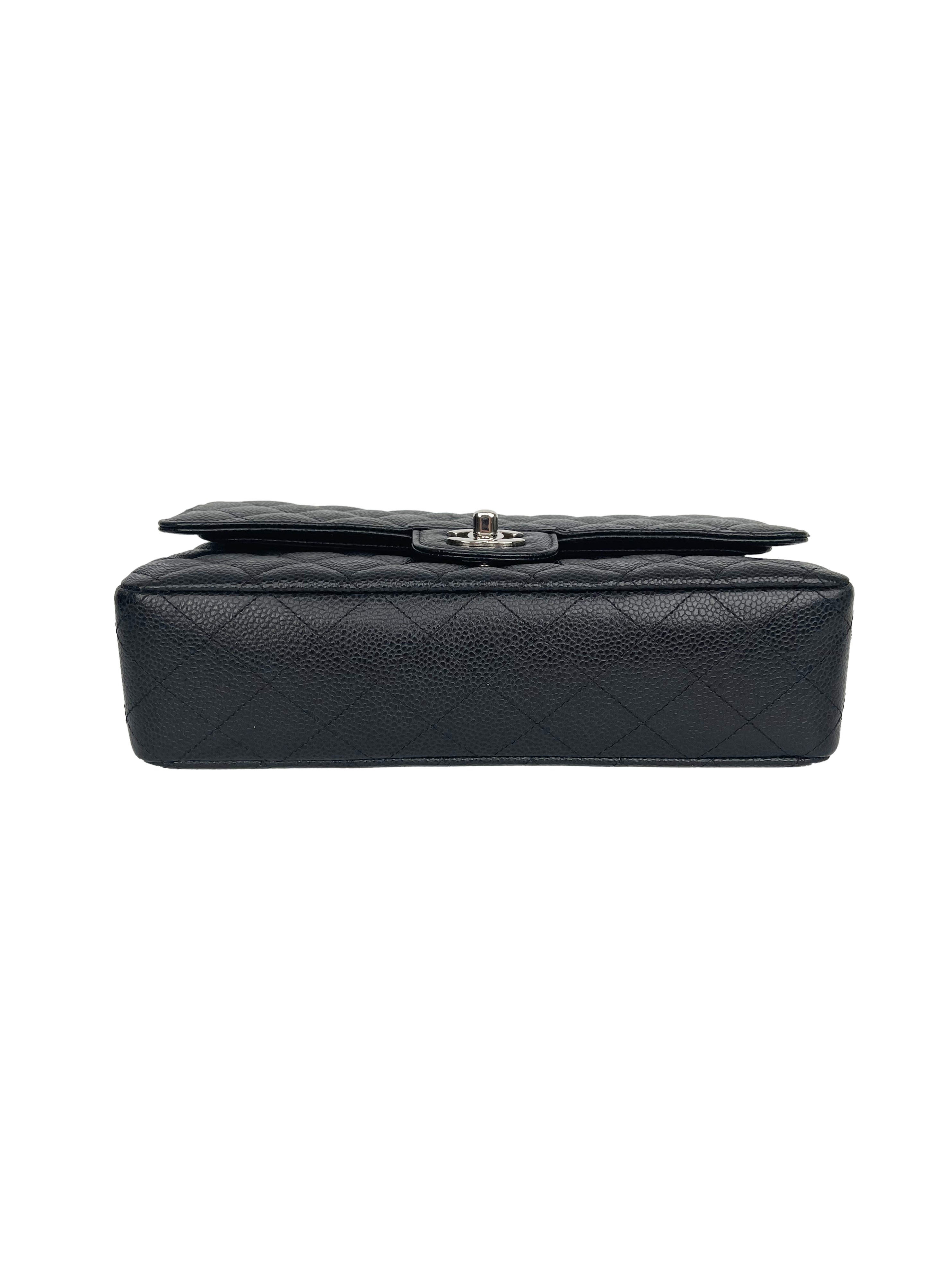 Chanel Medium Caviar Classic Flap Bag SHW