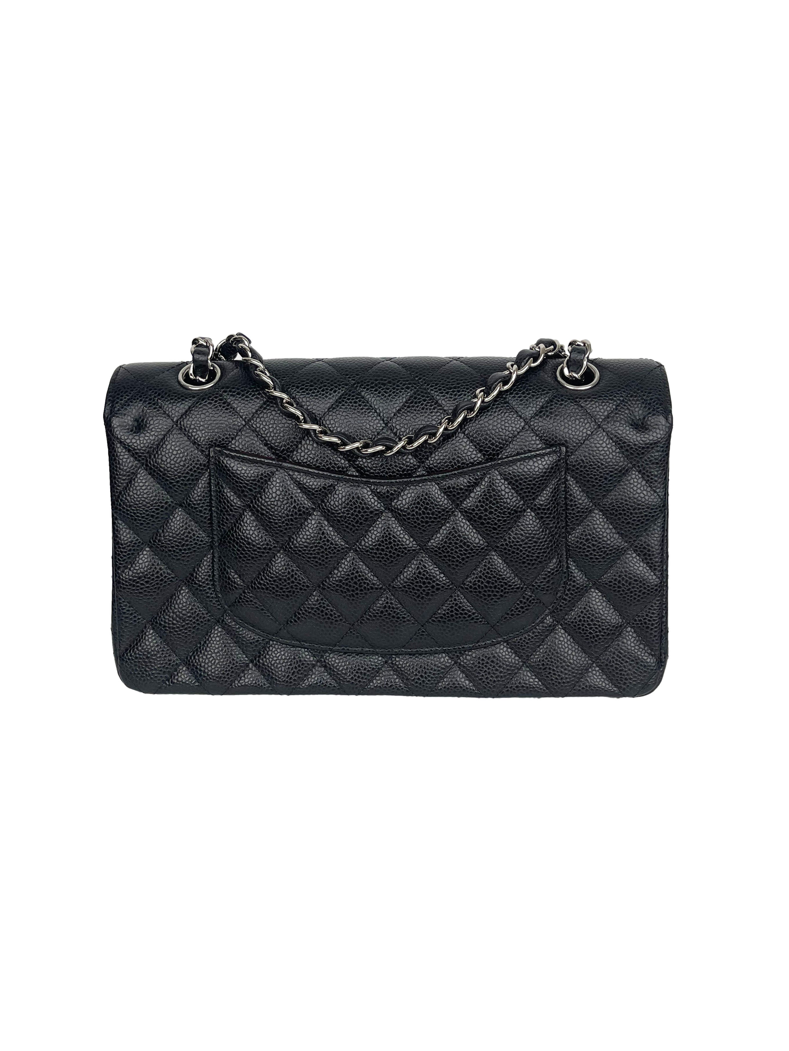 Chanel Medium Caviar Classic Flap Bag SHW