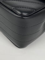 Chanel Mini Black Chevron Classic Flap Bag