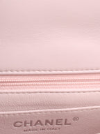 Chanel Mini Square Lilac Classic Flap Bag SHW