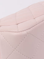 Chanel Mini Square Lilac Classic Flap Bag SHW