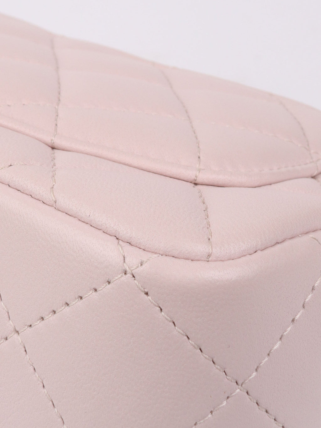 Chanel Mini Square Lilac Classic Flap Bag SHW