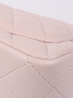Chanel Mini Square Lilac Classic Flap Bag SHW