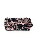 Chanel Pink & Black Medium Classic Flap Bag